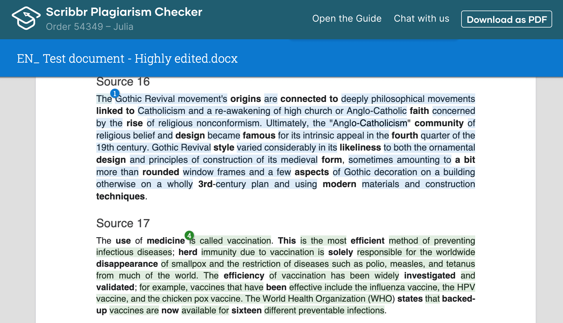 Scribbr Plagiarism Checker